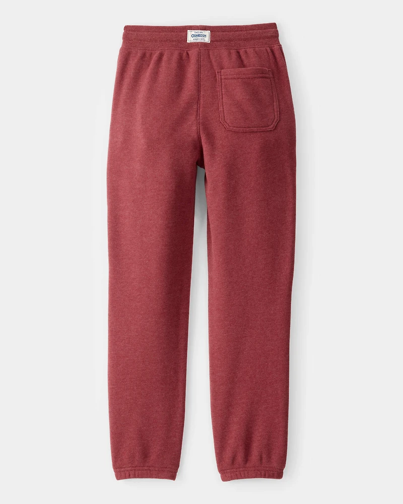 Boys Fleece Drawstring Joggers