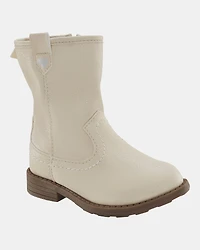 Toddler Cowgirl Boots - White