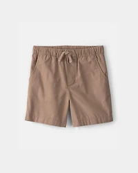 Boys Canvas Shorts - Dark Khaki