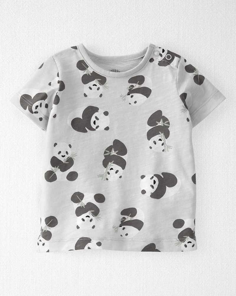 Baby 2-Piece Organic Cotton Shortall Set