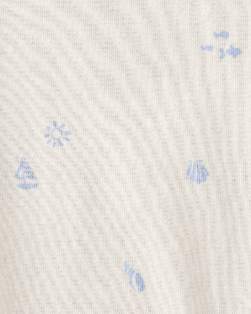 Baby Girl 2-Piece Jumper Dress Set - Blue