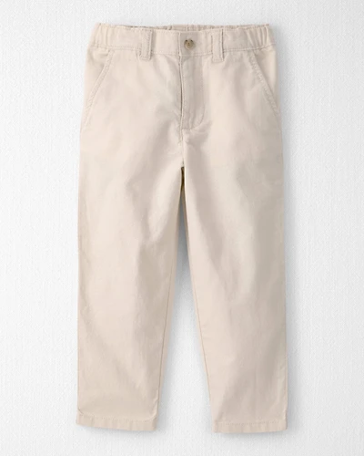 Toddler Boy Linen Pants Made with Organic Cotton