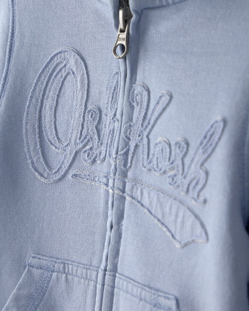 Toddler OshKosh Logo Zip-Up Hoodie - Blue
