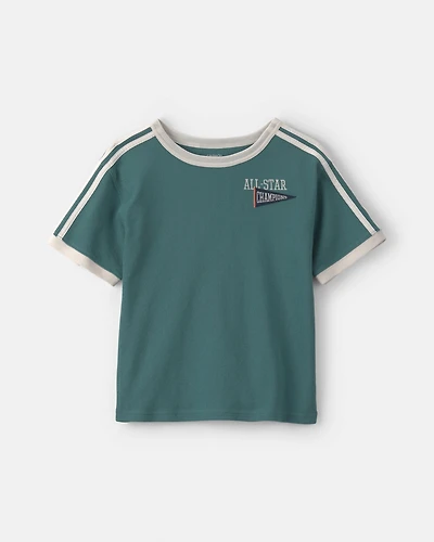 Boys 'All-Star' Graphic Tee - Green