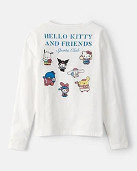 Girls Hello Kitty® Long-Sleeve Top - White