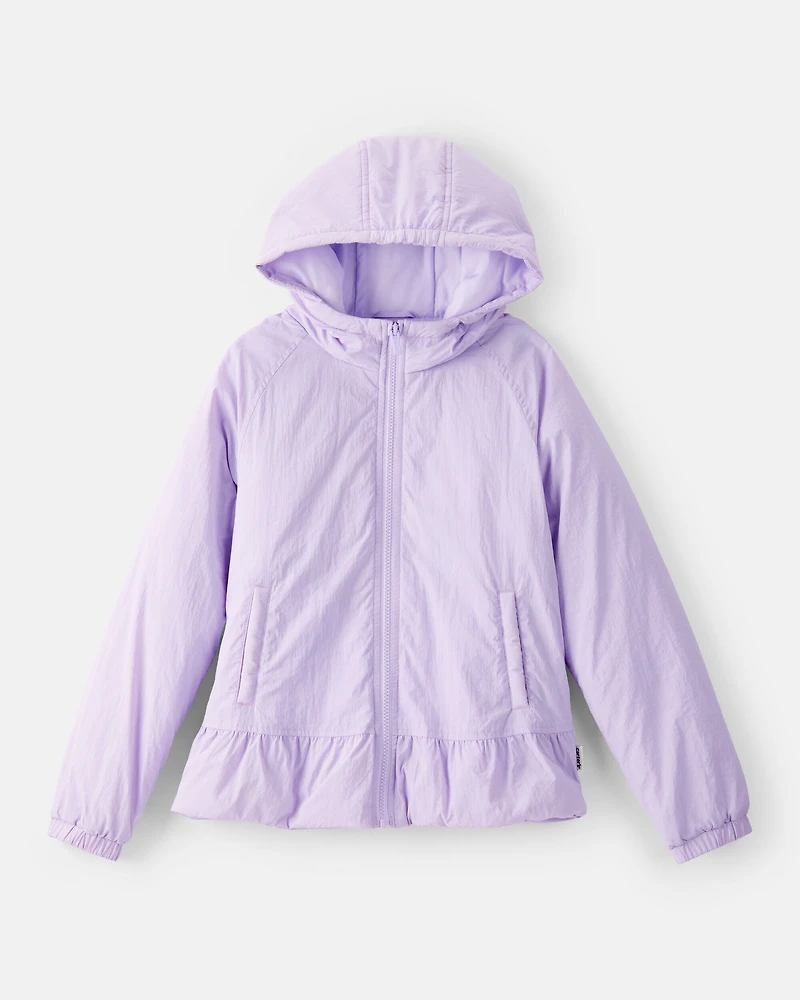Girls Long-Sleeve Midweight Jacket - Purple