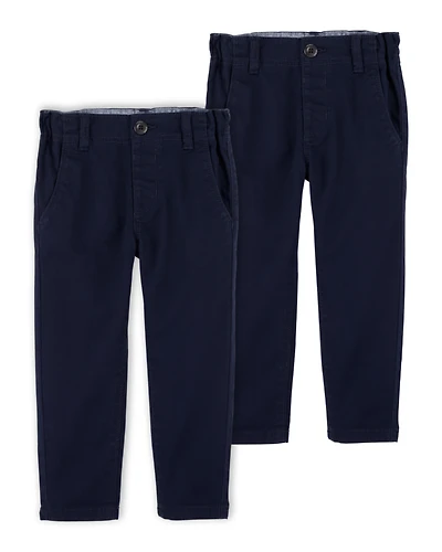 Toddler -Pack Slim Tapered Chino Pants