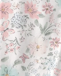 Baby Girl Butterfly Garden 2-Way Zip PurelySoft Footie Sleep & Play Pajama