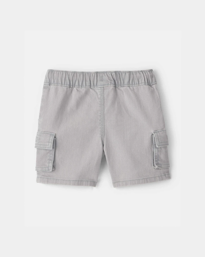 Toddler Boy Cargo Shorts - Grey