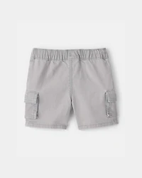 Toddler Boy Cargo Shorts - Grey