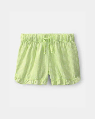Girls Ruffle-Trim Shorts