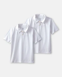 Boys -Pack Uniform Active Polo Shirts