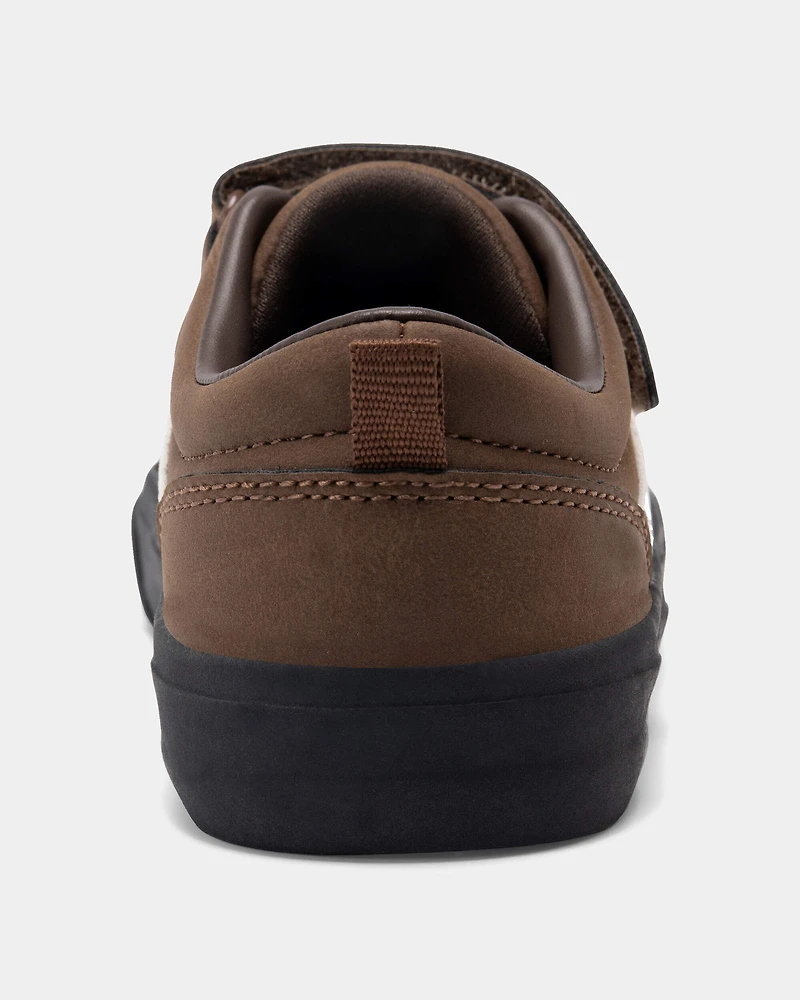 Toddler Boy Casual Sneakers - Brown/Black