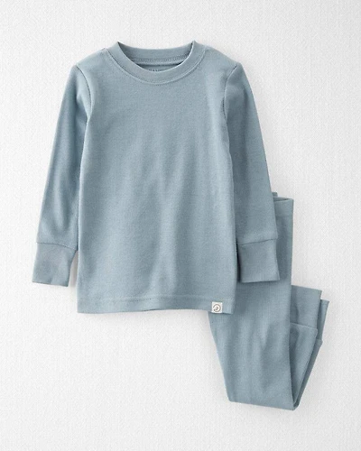 Baby Organic Cotton Ribbed 2-Piece Pajamas Set
