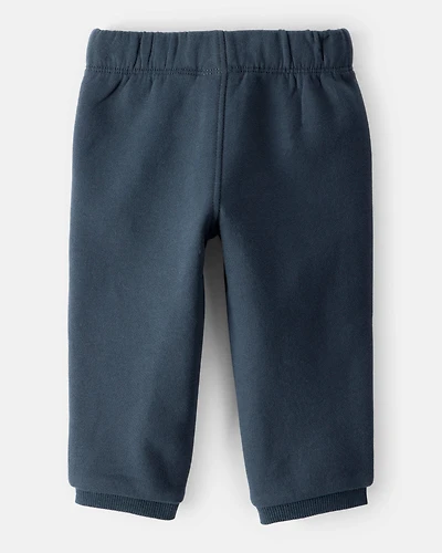 Baby Boy DayDream Fleece Pull-On Pants - Blue