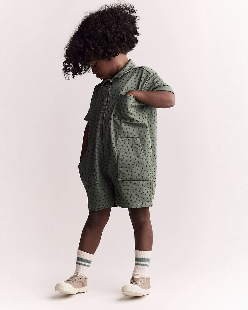 Toddler Day Out™ Romper - Olive