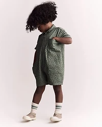 Toddler Day Out™ Romper - Olive