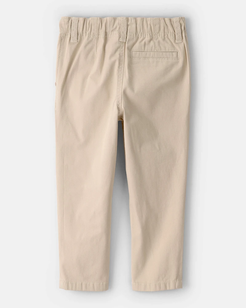 Baby Boy Slim Tapered Chino Pants - Khaki