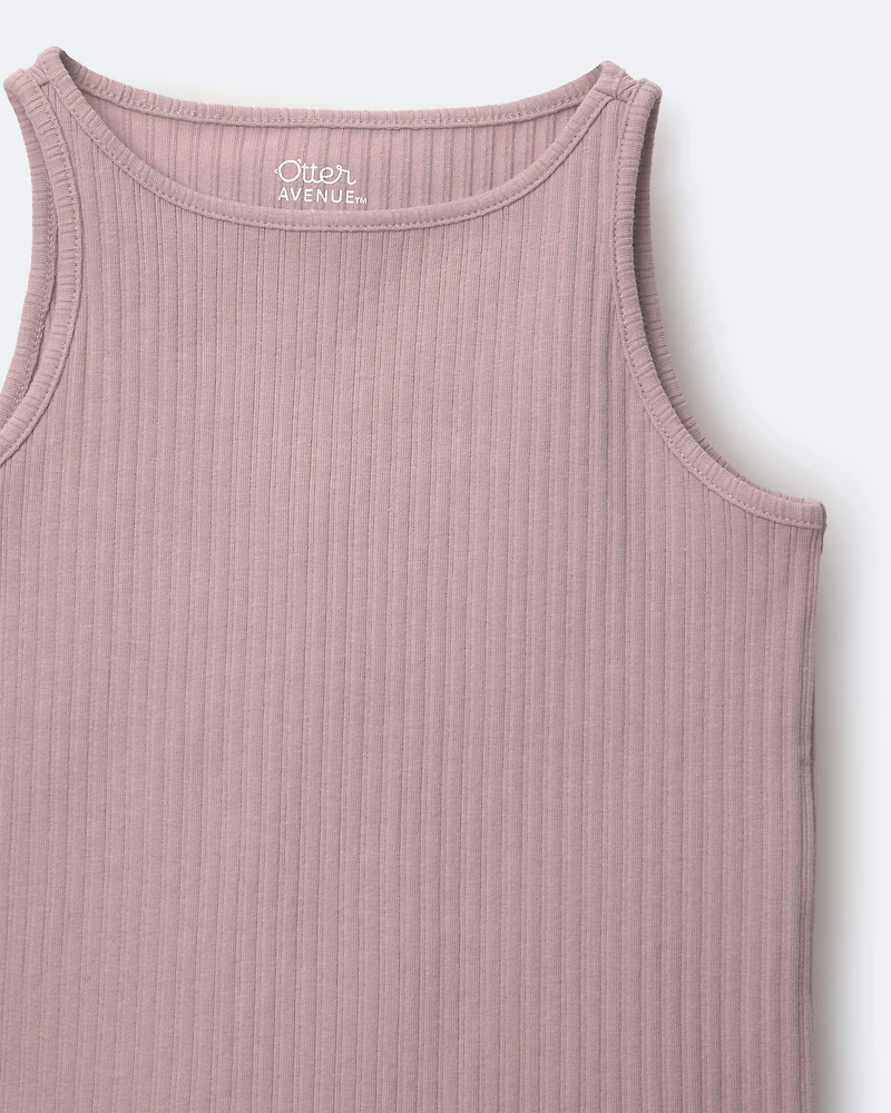 Toddler Girl Ribbed Playtime Tank Top