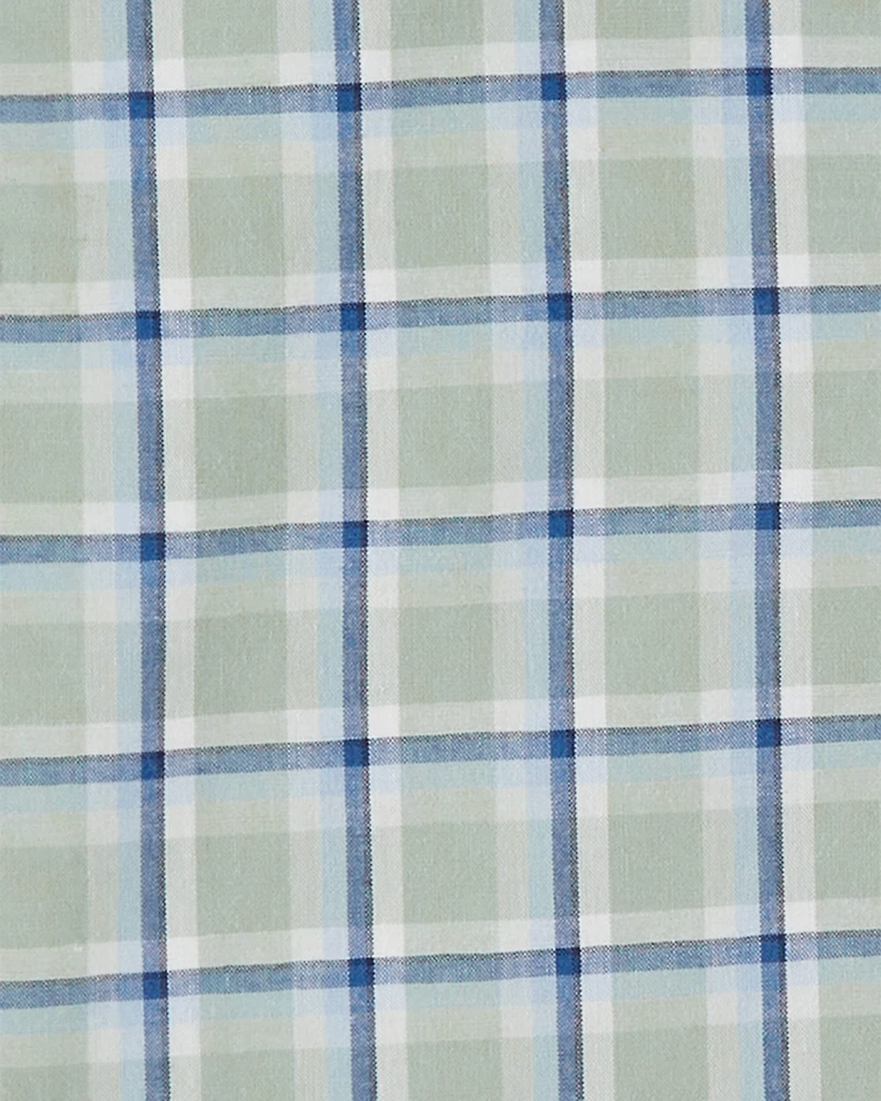 Toddler Plaid Button-Front Shirt