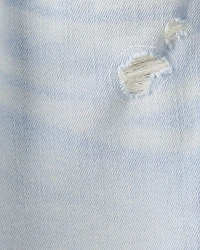 Girls High Rise Baggy Wide Leg Jeans - Light Denim Wash