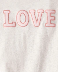 Toddler Girl 3-Piece Long-Sleeve Layering Set - Pink