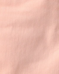 Toddler Girl Eyelet Trim Twill Shorts - Peach