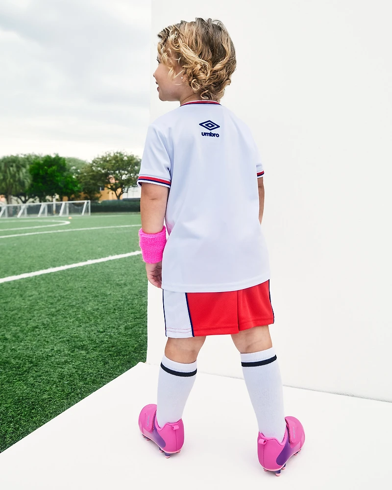 Toddler 2-Piece Umbro England Soccer Jersey & Short Set - Red/Blue/White