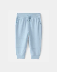 Baby Boy French Terry Joggers - Blue