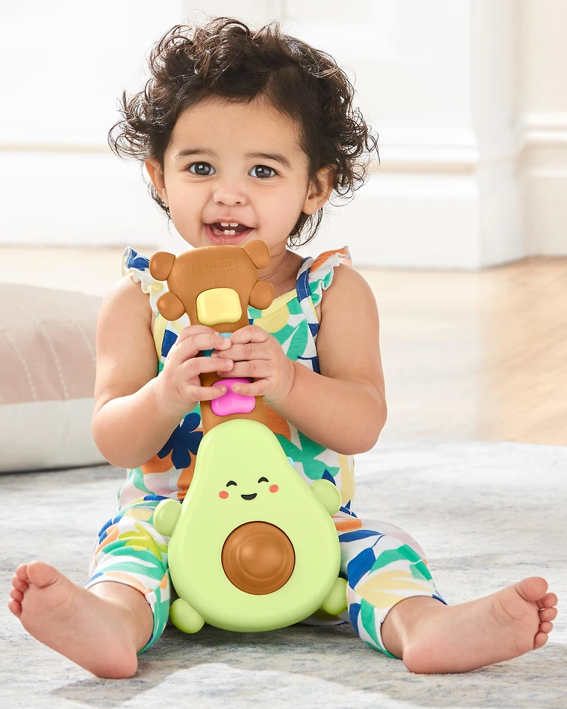 Farmstand Rock-A-Mole Guitar Baby Toy