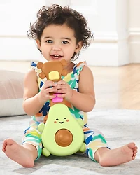 Farmstand Rock-A-Mole Guitar Baby Toy