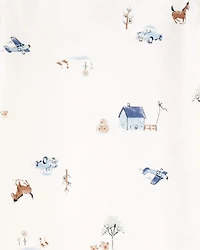 Baby 2-Pack Sleeper Gowns - Blue/White
