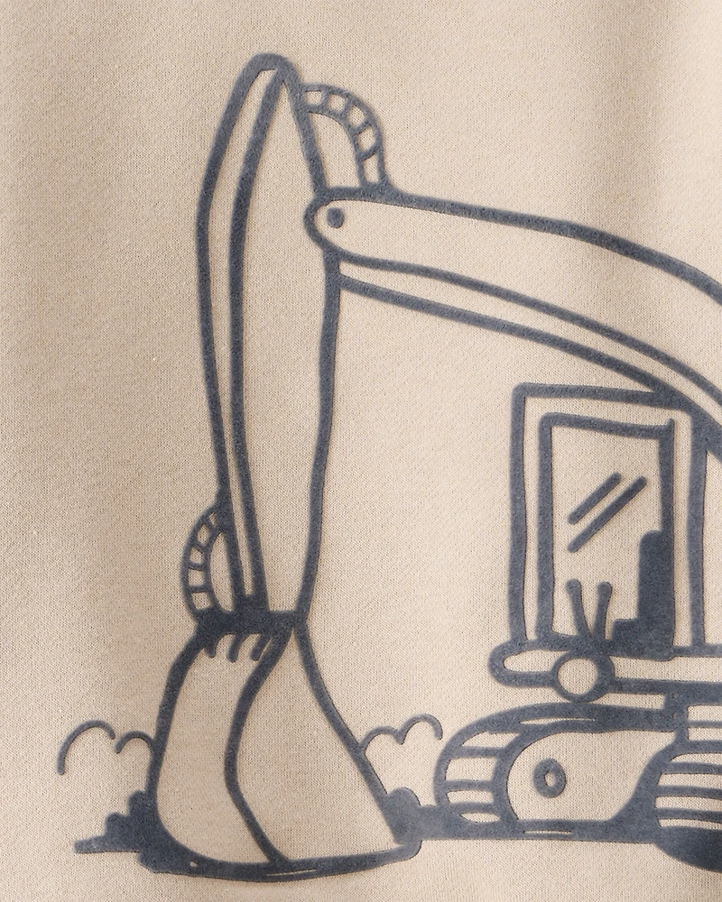 Toddler Boy 2-Piece DayDream Fleece Construction Long-Sleeve Tee & Pant Set