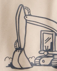 Toddler Boy 2-Piece DayDream Fleece Construction Long-Sleeve Tee & Pant Set