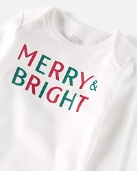 Baby Organic Cotton 2-Piece Merry and Bright Set