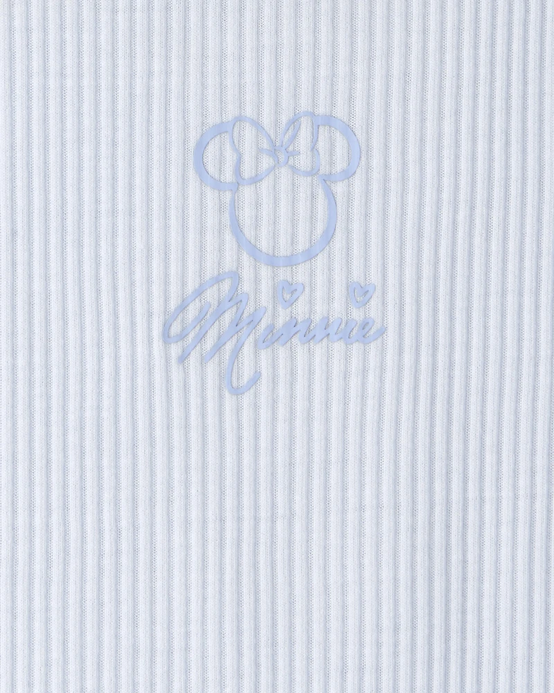 Toddler Girl 2-Piece Disney© Minnie Mouse Short-Sleeve Pajama Set - Blue