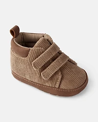 Baby Boy Corduroy High-Top Casual Sneakers - Brown
