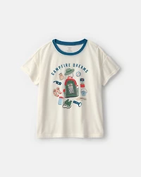 Boys Camp Short-Sleeve 2-Piece Pajama Set