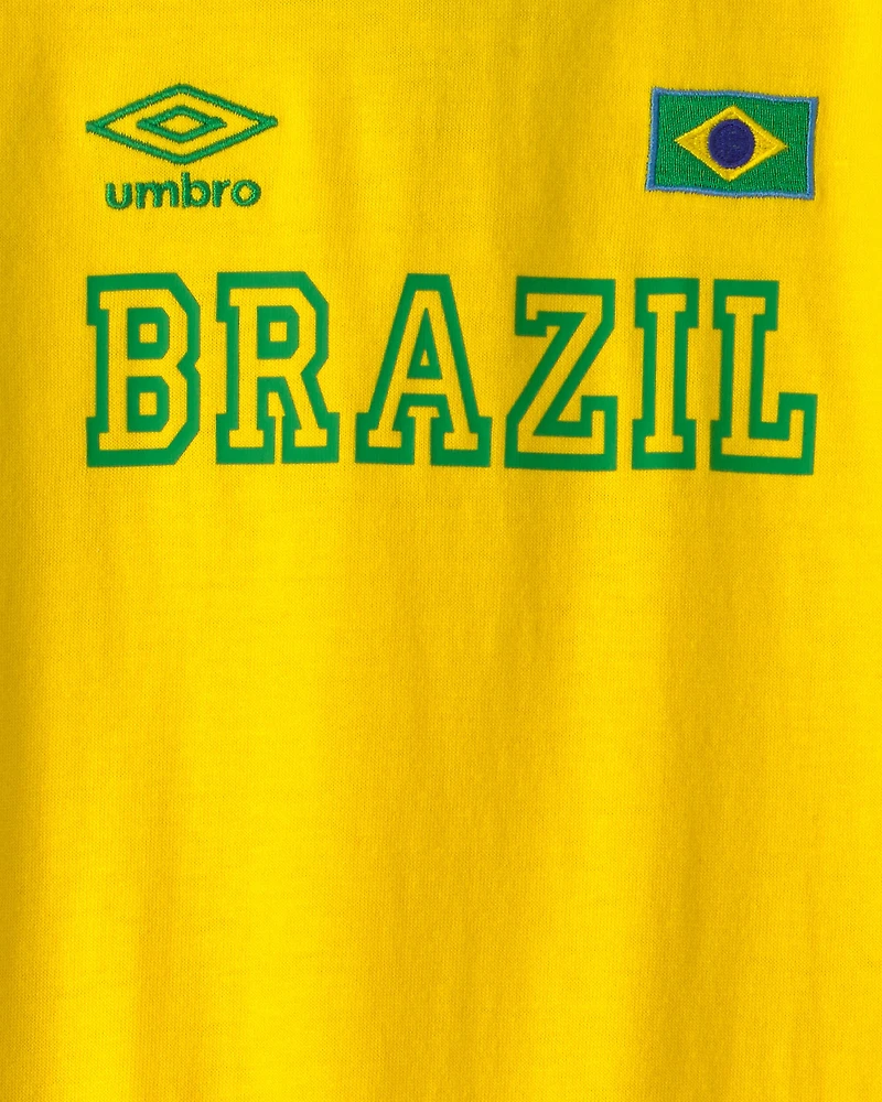 Baby Umbro Brazil Romper - Blue/Yellow/Green
