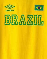 Baby Umbro Brazil Romper - Blue/Yellow/Green