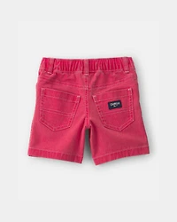 Toddler Boy Stretch Twill Shorts - Red