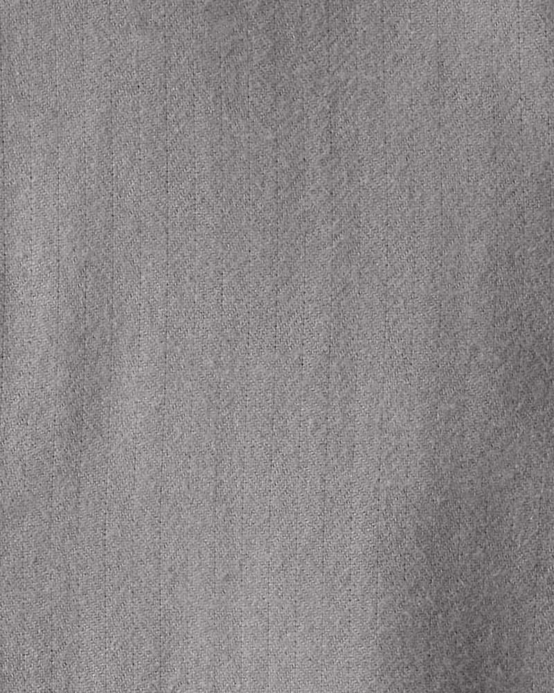 Boys Button-Down Shirt - Grey