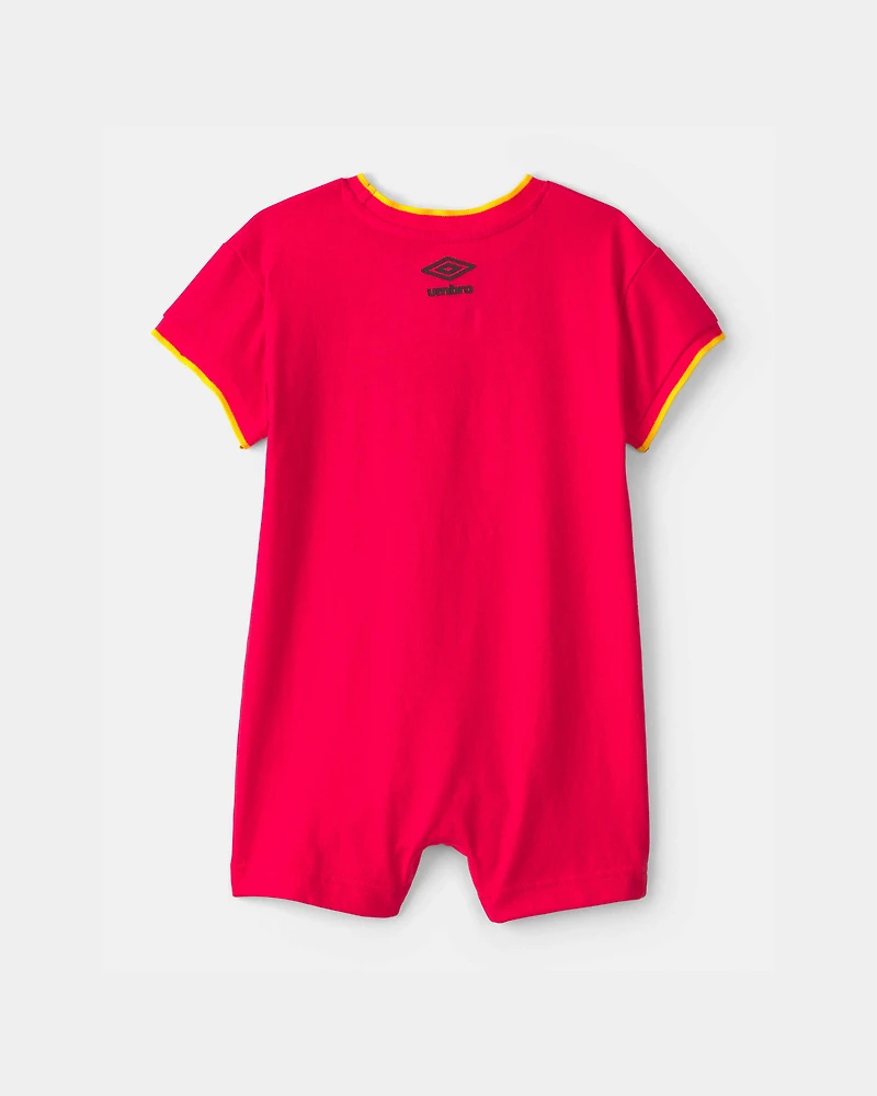 Baby Umbro Spain Soccer Romper - Red
