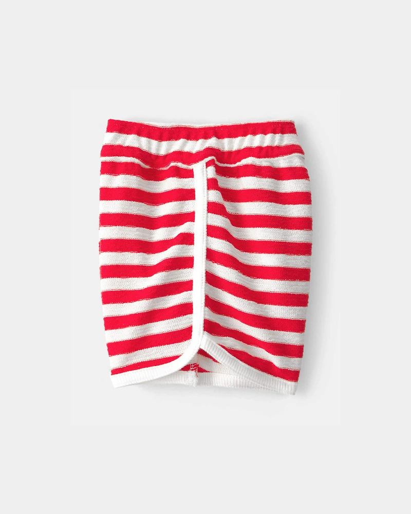 Baby 2-Piece Top & Short Set - Red