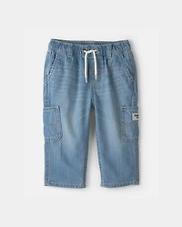 Baby Boy Wide-Leg Carpenter Jeans - Medium Wash