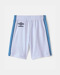 Kid Umbro Argentina Mesh Soccer Shorts - Light Blue/White