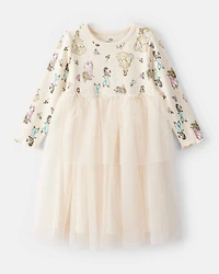 Toddler Disney Princess Long-Sleeve Tutu Dress