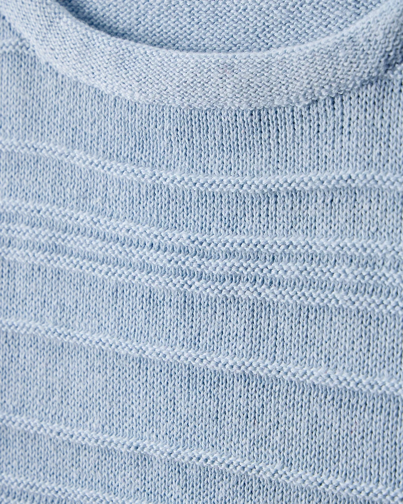 Girls Long-Sleeve Sweater - Blue