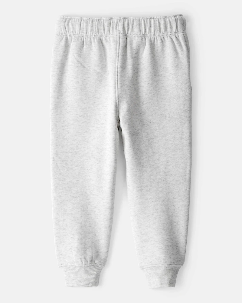 Toddler Boy DayDream Fleece Cotton Jogger - Grey
