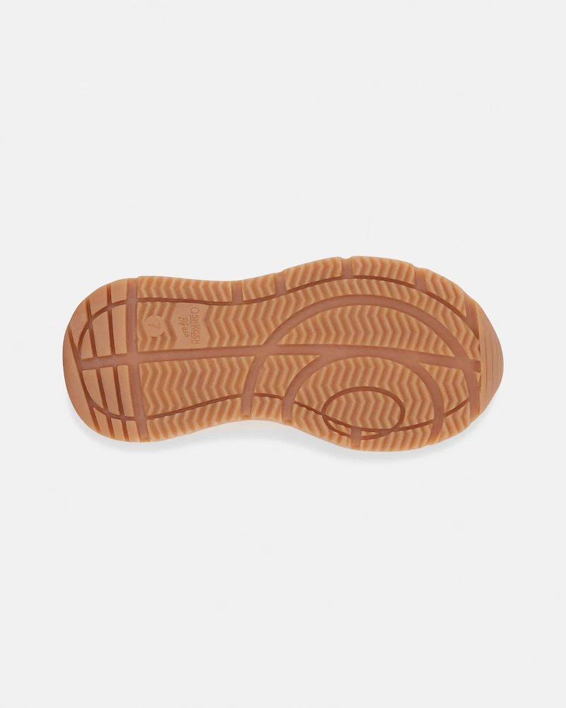 Toddler Girl Athletic Shoes - Tan/Gold